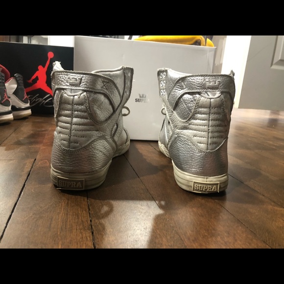 Supra NS Skytop metallic silver 8.5 - Picture 2 of 4